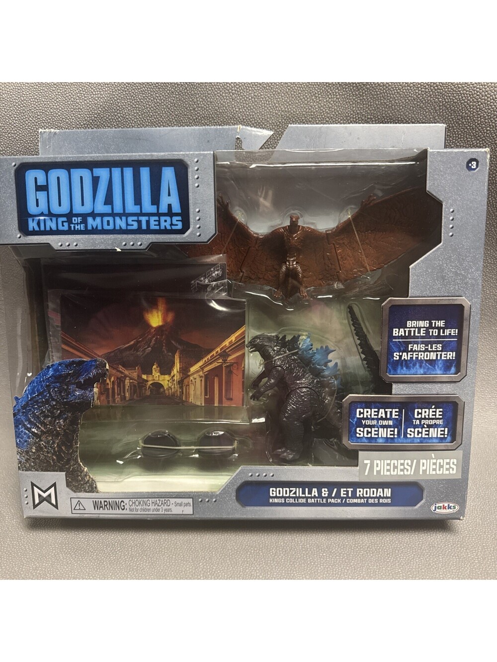 Godzilla Vs ET Rodan King of The Monsters 3.5 inch Action Figure Battle Pack